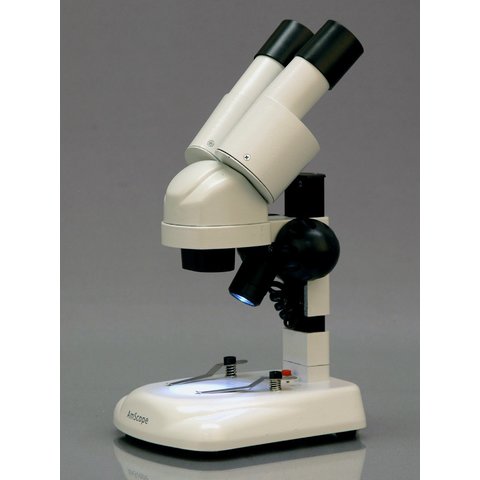Портативний стереомікроскоп AmScope SE120Z-TMD з тримачем для смартфона Прев'ю 2