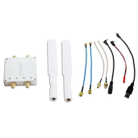 Усилитель мощности Wi-Fi EDUP EP-AB023 4W 36 dBm, 2.4+2.4 ГГц, для керування дроном FPV та квадрокоптером бустер Превью 2