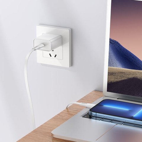 USB кабель Borofone BX85, USB тип-C, Lightning, 100 см, 20 Вт, 3 A, белый, PD, #6974443387063 Превью 1