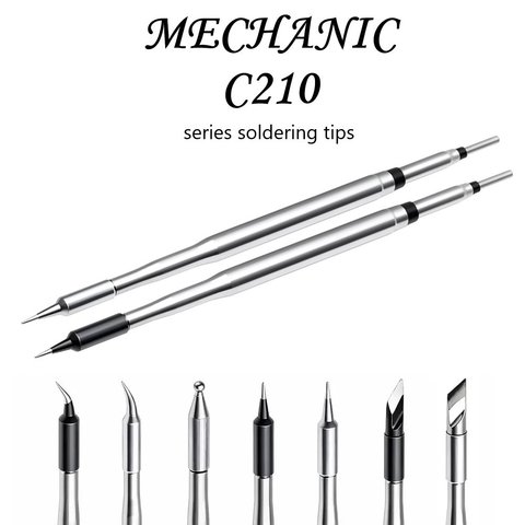 Паяльне жало Mechanic C210-TS, з вигином Прев'ю 8
