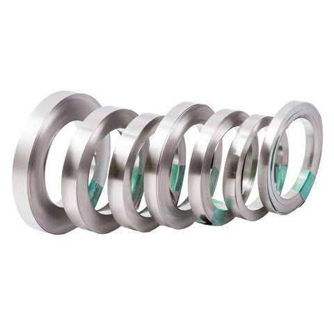 Cinta de níquel para soldar baterías, 0.15 mm, 10 mm, 10 m, acero niquelado Vista previa  1