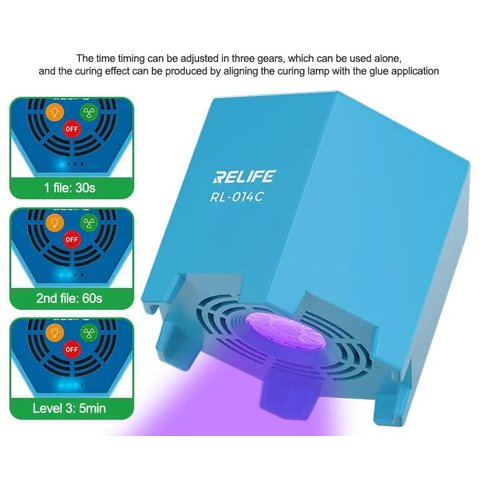 UV Lamp RELIFE RL-014C, (with fan, with battery, 2in1) Preview 3