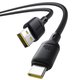 USB кабель Baseus Silky, USB тип-C, USB тип-A, 100 см, 100 Вт, черный, силиконовый, #P10377703113-00 Превью 1