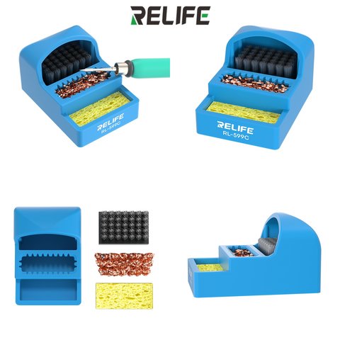 Soldering Iron Tip Cleaner RELIFE RL-599C, (3 in 1) Preview 4