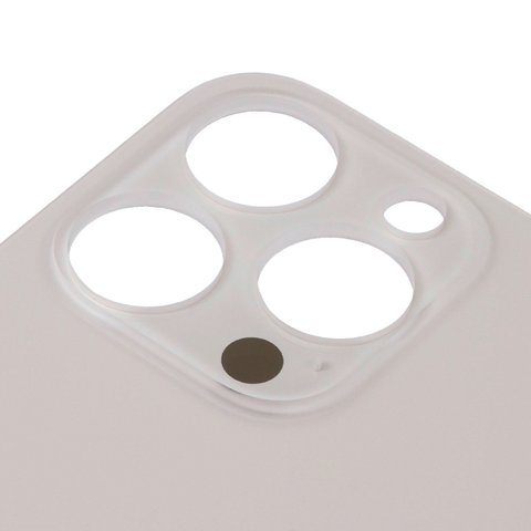 Panel trasero de carcasa puede usarse con iPhone 14 Pro, dorada, no es necesario desmontar la cámara, Original (PRC), big hole Vista previa  1