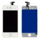 Дисплей для Apple iPhone 4G копія, білий (комплект з тачскріном) Прев'ю 1