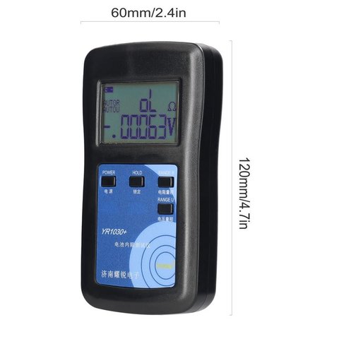 Тестер внутреннего сопротивления Yaorea YR1030+ , до 200 Ом, до 44 В Превью 1